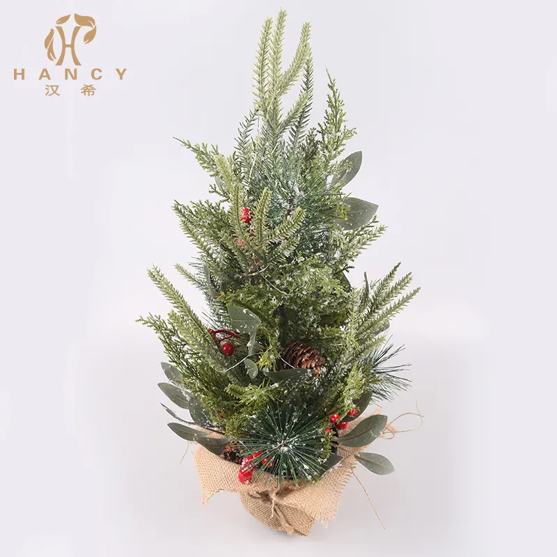 Artificial Mini Christmas Tree Mini Assorted Pine Tree For Holiday Party Diy Room Table Top Christmas Decor