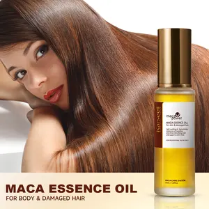 Karseell Maca Essence Oil Meilleur traitement en profondeur pour cheveux secs Huile naturelle réparatrice de brillance pour cheveux