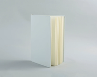 Carnets de notes scolaires en cuir blanc, avec couverture rigide, impression personnalisée, sublimation, A4, A5, A6