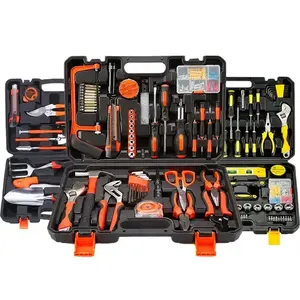 Caja de herramientas de combinación de herramientas de mano para el hogar, kit de herramientas de reparación de automóviles, caja de herramientas eléctricas, juego de herramientas de mano para el hogar