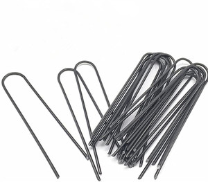 Lot de <span class=keywords><strong>1000</strong></span> agrafes de paysage et piquets de tente en acier moderne 11GA 6\"X1\"X6\" - Agrafes de barrière anti-mauvaises herbes de jardin et piquets de jardin (utilisation pendant 10 ans) - Product Image 3