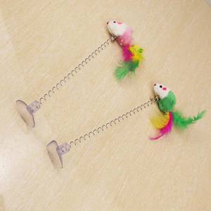 Fabricant de gros Plume Souris chat jouet ventouse - Product Image 3