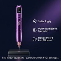 Machine de maquillage permanent et de tatouage YDPMU à tension réglable pour débutants, naturelle et ajustable