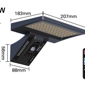 หลอดไฟ LED พลังงานแสงอาทิตย์ 3w 5w 8w มี 3 ขนาดให้เลือก แสงสองสี แบตเตอรี่ความจุสูง 4 โหมด ไฟเซ็นเซอร์พลังงานแสงอาทิตย์สำหรับภายนอกอาคาร - Product Image 3