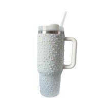Thermos en acier inoxydable de 40 oz avec poignée, tasse isotherme portable pour voiture