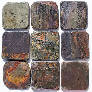 Natural <b>Stone</b> Square Cobbles Mixed Rustic Finish Durable <b>Paving</b> Stones - Product Image 1