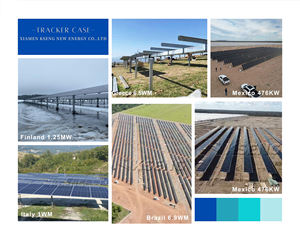 Otomatik AI kontrol çevirme sürücü güneş güneş izci tek eksenli izleme sistemi güneş enerjisi üretimi - Product Image 6