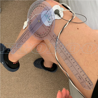 6 pièces/ensemble avec trous rapporteurs multi-règle colonne vertébrale doigt goniomètre Angle médical colonne vertébrale règle 360 degrés outil de mesure