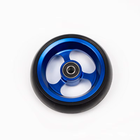 Roue avant de 4 pouces pour fauteuil roulant sportif, roue épaissie antidérapante et résistante à l'usure, accessoire de remplacement durable pour fauteuil roulant manuel