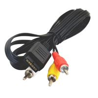 Pengganti Kabel Audio Video AV untuk Game PS1 ke RCA untuk Konsol PS1 TV Game Komputer Aksesori Perbaikan Kabel