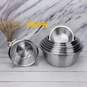 Grand Évier en Acier Inoxydable Sur Mesure pour Cuisine, Récipient Alimentaire <span class=keywords><strong>de</strong></span> Stockage, Bol Mélangeur à Soupe - Product Image 3