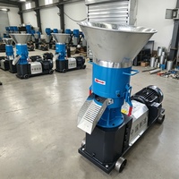 Offre Spéciale – Moulin à Granulés Électrique à Matrice Plate 4 kW, Modèle 180, Faible Bruit, pour la Fabrication d'Aliments pour Volailles, Canards, Poissons et Bétail