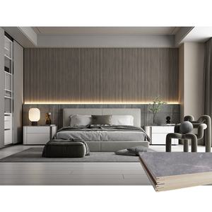 ไม้มะฮอกกานีดูกรุแผงตกแต่งภายในผนัง WPC สำหรับห้องนอน - Product Image 2