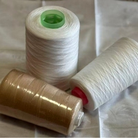 Fil à coudre en polyester filé 40S/2 en gros, durable, haute résistance, pour la couture industrielle de vêtements