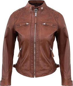 Chaqueta de Cuero Casual de Invierno para Hombre con Mangas Completas, Cuello Alto, Logotipo Frontal, Diseño Transpirable y Cierre de Cremallera - Product Image 1