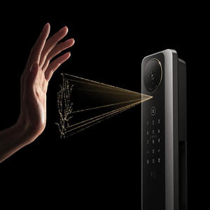 Serrure de porte intelligente Xiao--mi M40 Pro, reconnaissance faciale par veine palmaire, empreinte digitale, déverrouillage à distance, double objectif IA avec écran visuel de 5 pouces - Product Image 2