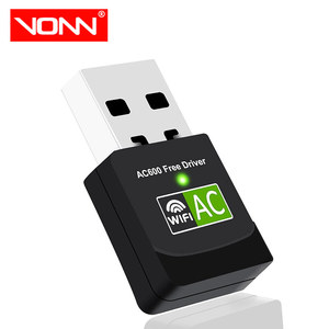 600Mbps pilote gratuit <span class=keywords><strong>USB</strong></span> WiFi adaptateur double bande 5G 2.4G WiFi Mini Dongle carte réseau externe lecteur CD gratuit pour ordinateur portable de bureau - Product Image 1