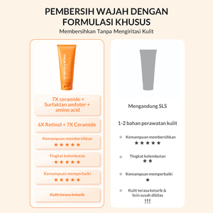 <span class=keywords><strong>Nettoyant</strong></span> <span class=keywords><strong>Visage</strong></span> Anti-Âge Puissant 6X aux Acides Aminés Organiques pour un Nettoyage Quotidien, Nettoyage en Profondeur des Pores et Hydratation - Product Image 4