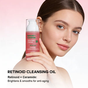 <span class=keywords><strong>Gel</strong></span> Nettoyant Visage Quotidien Apaisant au Céramide 100ml en Gros, Anti-Âge au Rétinoïde, pour Tous Types de Peau - Product Image 5