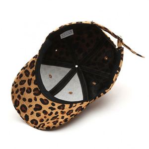 2025 Popular Women's Custom Leopard Fashion Baseball With Logo Dad <b>Hat</b> Adjustable Trucker Cap Unisex Style - Product Image 3
