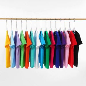 Multiple Colour Kids <b>T</b>-Shirts Plain O-Neck Short Sleeve High Quality Children Summer Custom Logo Unisex Girl's Boy's 100% Cotton - Product Image 2