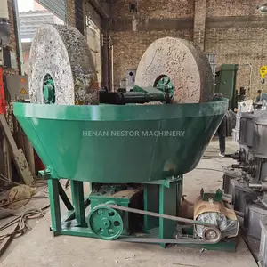 Gold Mining Machinery Equipment Gold Copper Stone Wet Pan Mill For Aftrica On Sale