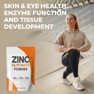 Integratore Minerale di Alta Qualità Amaz OEM/ODM a Marchio Privato per il Benessere Quotidiano e Facile Miscelazione, Polvere di Glicinato di Zinco - Product Image 5