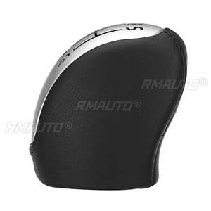 Poignée de levier de vitesses manuelle à 6 vitesses pour Renault/Laguna MK3 2007-2014, levier de vitesses en cuir PU, boule de levier de vitesses 2008 2009 2010 2011 2012 2013 - Product Image 4