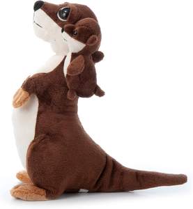 Animal <span class=keywords><strong>de</strong></span> peluche <span class=keywords><strong>de</strong></span> calidad para madre y bebé, juguete <span class=keywords><strong>de</strong></span> peluche <span class=keywords><strong>de</strong></span> <span class=keywords><strong>nutria</strong></span> <span class=keywords><strong>de</strong></span> <span class=keywords><strong>Río</strong></span> suave y realista, animal <span class=keywords><strong>de</strong></span> dibujos animados personalizado - Product Image 3
