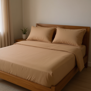 Juego de Funda de Edredón de Algodón Lavado Viasoft, Tamaño King, Color Sólido, Ropa de Cama para el Hogar, 4 Piezas - Product Image 2