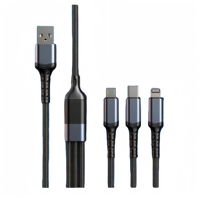 Carga rápida USB personalizado a tipo C 30AWG BC FBGA Control IC Cable conductor para juego competitivo
