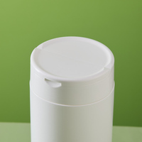 Bocaux en plastique HDPE Soft Touch 100ml 150ml 250ml 500ml 750ml 1000ml avec couvercles à clapet, emballage alimentaire de qualité alimentaire