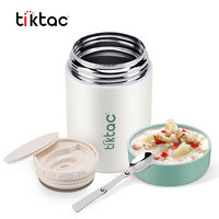 Vente en gros, Double paroi en acier inoxydable, isolé sous vide, flacon de nourriture chaude, boîte à déjeuner, flacon de nourriture, pot Thermos