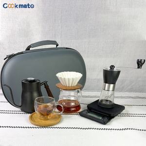G23oman — ensemble de café manuel Pour préparer le café, en acier inoxydable, <span class=keywords><strong>filtre</strong></span>, brassage à la goutte, isolé, Portable - Product Image 4