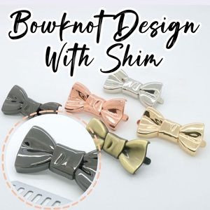PCS Bowknot Label Tag With Shim Metal Sign Alloy Sewing Items Accessories For <b>Purses</b> Bags Shoes Clothes - Product Image 4