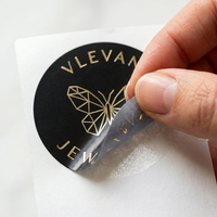 Étiquette autocollante personnalisée avec logo, impression d'étiquettes, étiquette en rouleau imperméable, étiquette en vinyle doré, étiquette d'emballage de produit