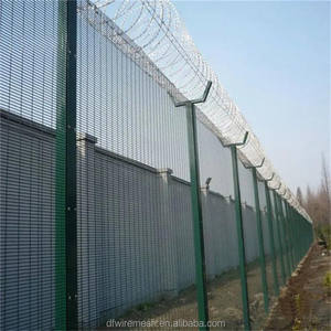 Clôture de sécurité 3D courbée 358 pour une rigidité accrue, treillis soudé anti-escalade pour la protection périmétrique - Product Image 1