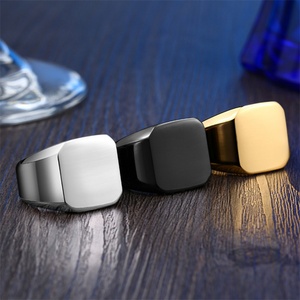 Hot Selling Products Fashion <b>Men</b> Jewelry Stainless Steel Blank <b>Ring</b> Jewelry - Product Image 1