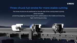 CNC Industrielle Faserlaser-Rohrschneidemaschine 6000W AI für Hohe Produktivität bei Edelstahl Quadrat- und Rechteckrohren - Product Image 4
