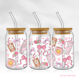 Factory Libby 16oz 20oz 40oz UV DTFカップラップ転写 防水3Dステッカー付き 即納 UV DTFカップラップ 卸売 - Product Image 3