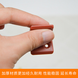 Support d'angle en nylon épaissi Sike Yuan, 90 degrés, en forme de L, pour étagère triangulaire, accessoires de quincaillerie - Product Image 4