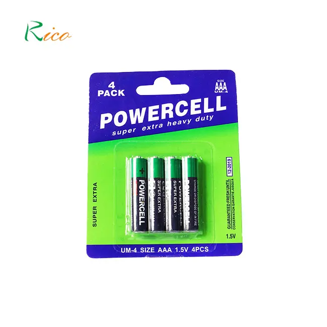 Dry battery aa r6 aaa r03 1.5v zinc carbon battery dry battery