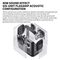 Haut-parleur Bluetooth sans fil rechargeable étanche IP66 Mi Outdoor pour le camping, contrôle via l'application Xiaomi