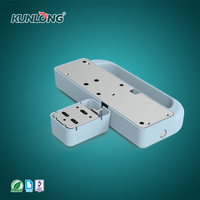 Cylindres de serrure électriques automatiques intelligents en alliage d'aluminium peint en bleu SK1-1949-LN02 pour chambre d'essai ou four