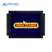Pantalla táctil USB infrarroja POT-O-Gold de 19 pulgadas, interfaz RS232 para juegos