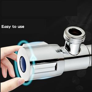 Válvula angular manual de latón de 1/2 pulgada para agua fría y caliente, válvula triangular para calentador de agua doméstico con característica antideflagrante para inodoro - Product Image 6