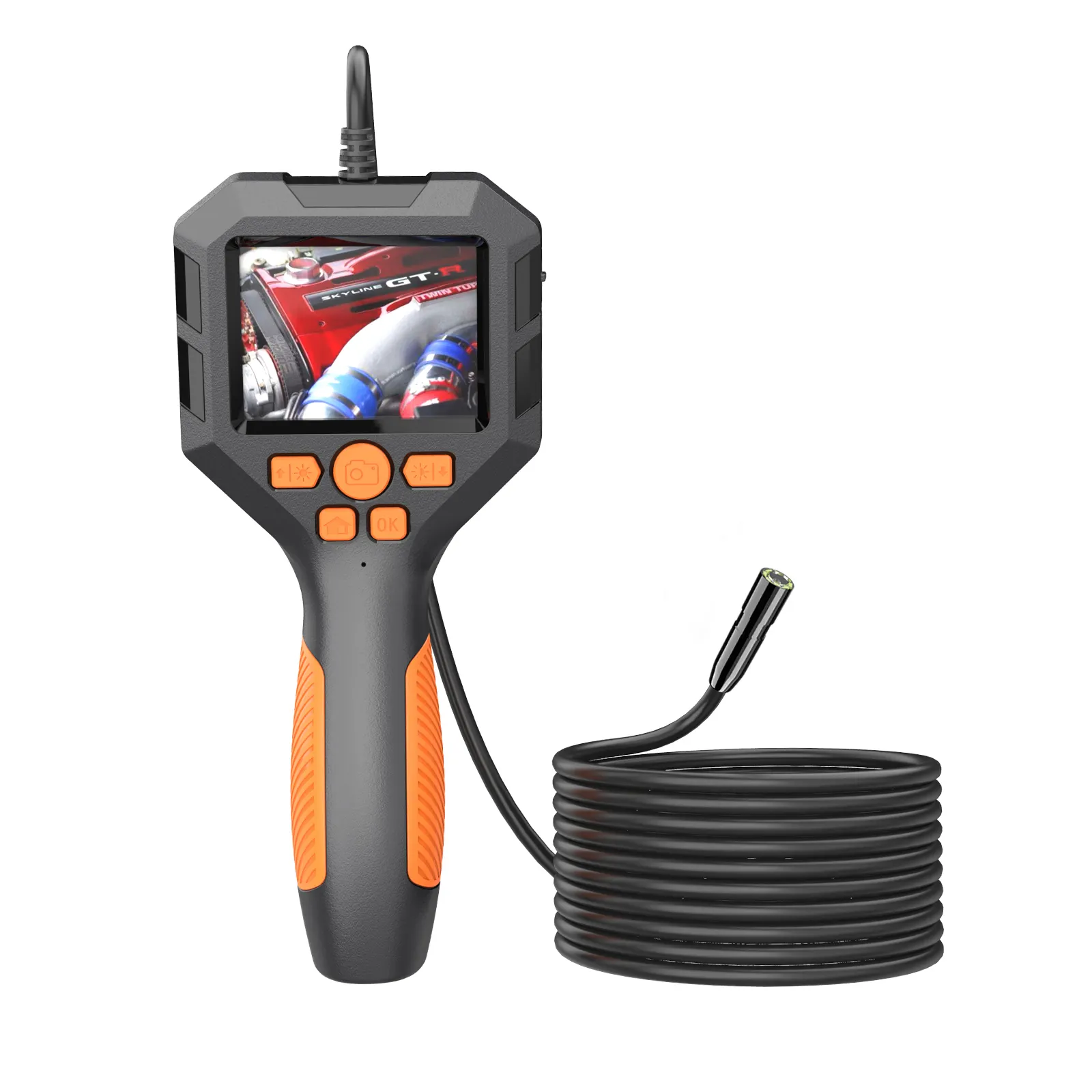 Endoscopio digitale portatile 1080P HD impermeabile Ip68 ispezione endoscopio fotocamera schermo Ips per mantenitore auto per riparazione auto