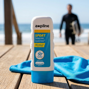 Crème solaire pour tous les sports, sans parfum, sans parabène, résistante à l'eau et à la transpiration, à toucher sec, 200 ml, protection solaire 50+ PA++++, marque privée - Product Image 5