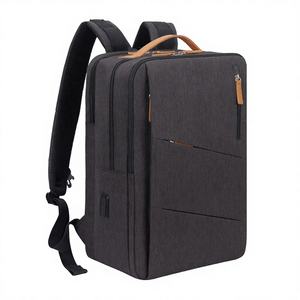 Royaa T1022 Expandable Travel <b>Laptop</b> <b>Backpack</b>-Durable 20-39L Large Capacity Waterproof Polyester Minimalist Business Casual - Product Image 3