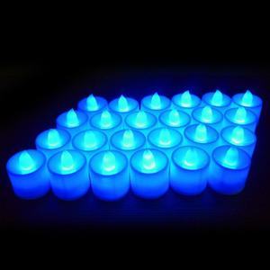フレームレスイエロー<span class=keywords><strong>LED</strong></span>キャンドルライトアンバー電子ティーライトハロウィーンイースタープラスチックキャンドルのロマンチックな家の愛の装飾 - Product Image 6